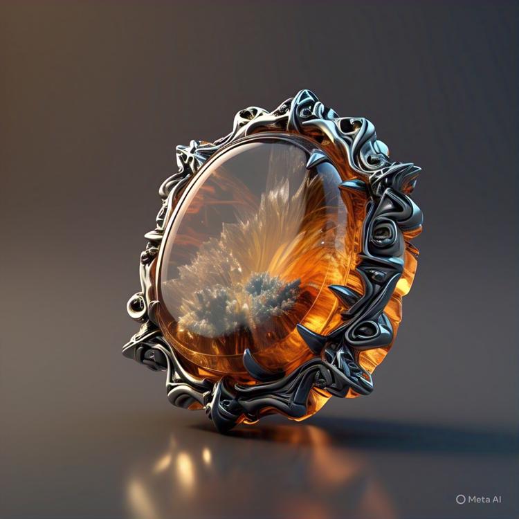 pitersite jewelry in the style of 3